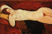 Amedeo Modigliani liggande aktsudie oil on canvas